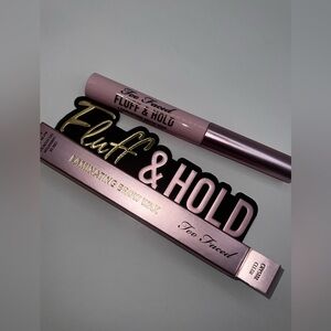 Too Faced Fluff & Hold Laminating Brow Wax - Crystal Clear FULL SIZE 0.31 oz